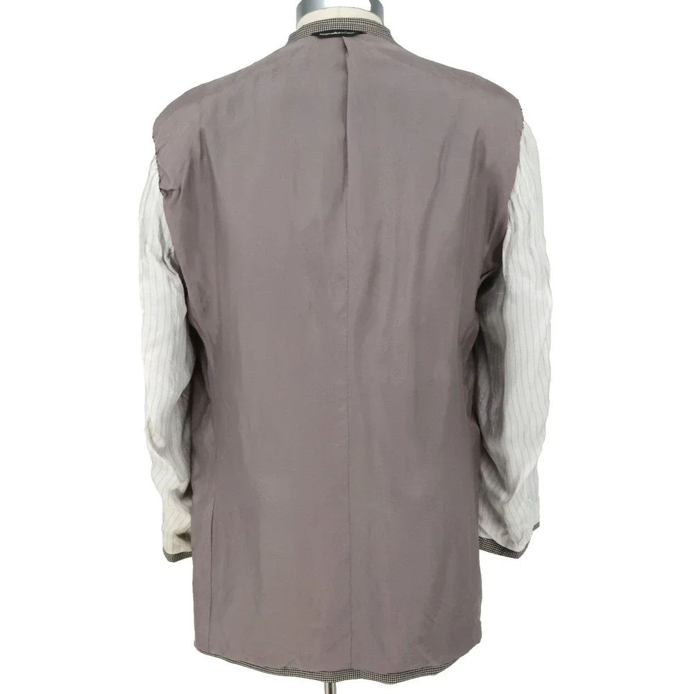 Coppley Sport Coat Mens 48L Beige Ermenegildo Zegna Cashmere Blazer Jacket Lined